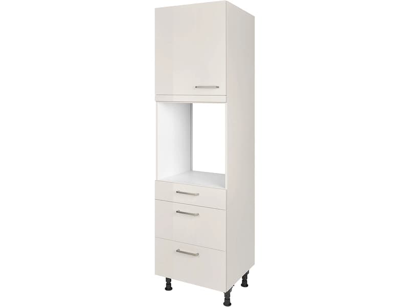 MODUSET Backofen-Hochschrank FLASH 60x58x217cm seidengrau