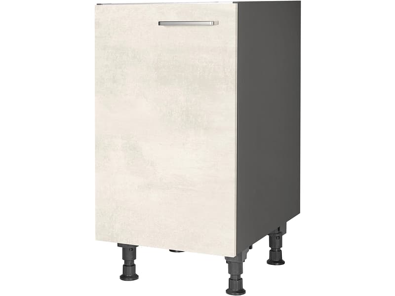 MODUSET Spülenunterschrank RIVA 45x58x87cm weissbeton