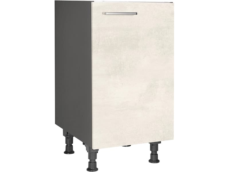 MODUSET Spülenunterschrank RIVA 45x58x87cm weissbeton