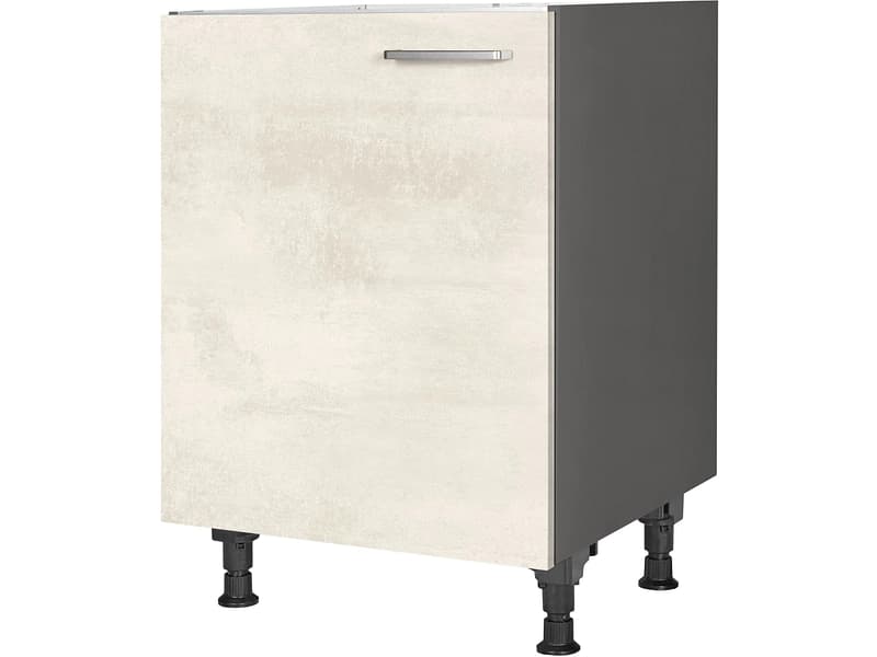 MODUSET Spülenunterschrank RIVA 60x58x87cm weissbeton
