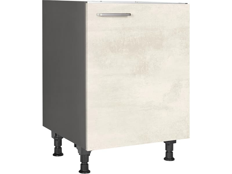 MODUSET Spülenunterschrank RIVA 60x58x87cm weissbeton