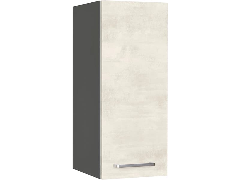 MODUSET Küchenoberschrank RIVA 30x37x72cm weissbeton