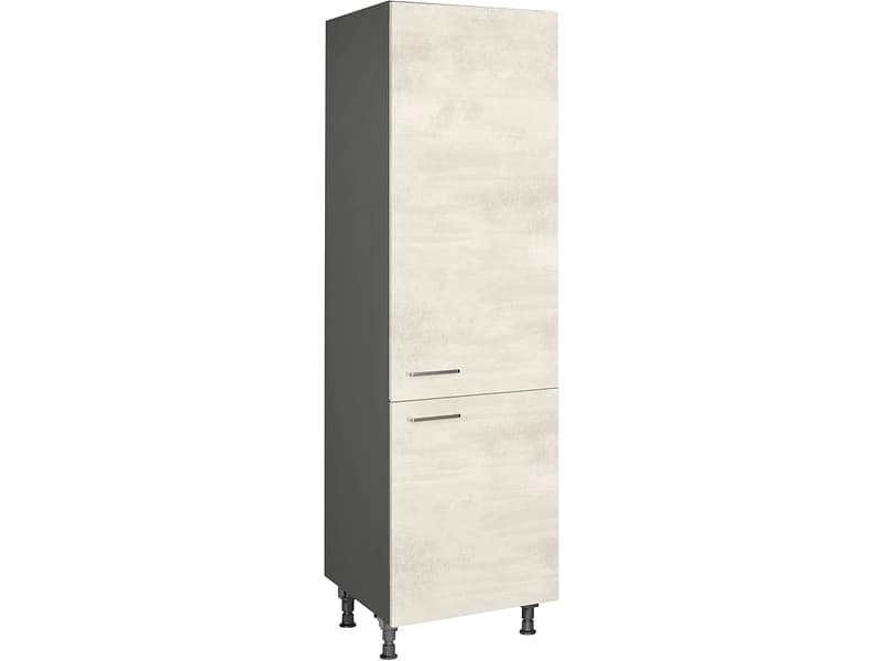 MODUSET Küchenhochschrank RIVA 60x58x217cm weissbeton
