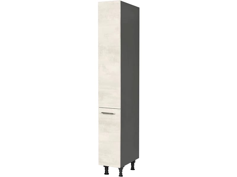 MODUSET Küchenhochschrank RIVA 30x58x217cm weissbeton