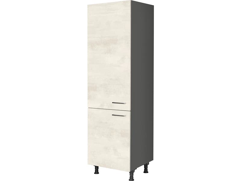 MODUSET Kühlschrank-Hochschrank RIVA 60x58x217cm weissbeton