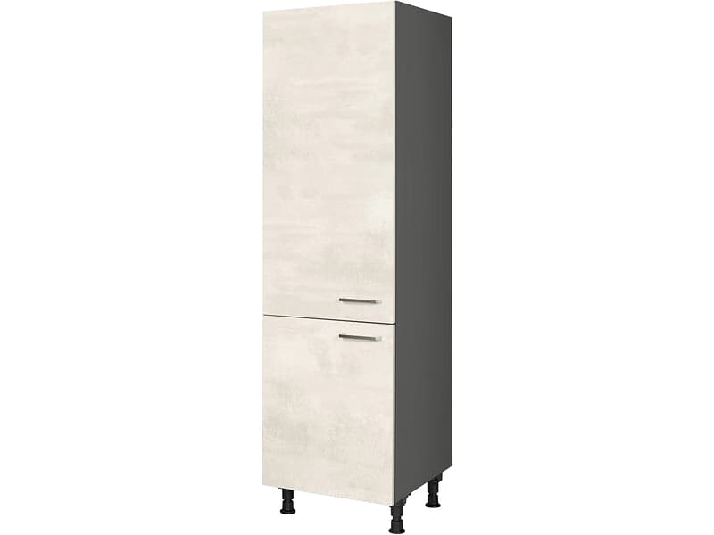 MODUSET Kühlschrank-Hochschrank RIVA 60x58x217cm weissbeton