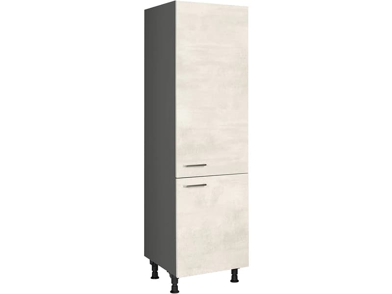 MODUSET Kühlschrank-Hochschrank RIVA 60x58x217cm weissbeton