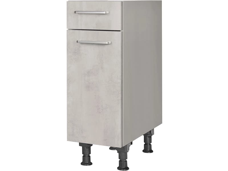 MODUSET Küchenunterschrank RIVA 30x58x87cm beton grau