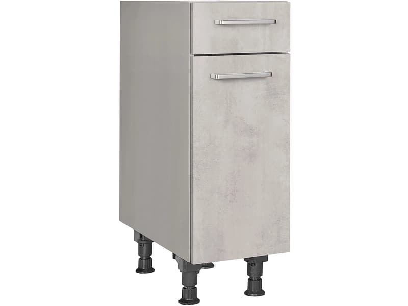 MODUSET Küchenunterschrank RIVA 30x58x87cm beton grau
