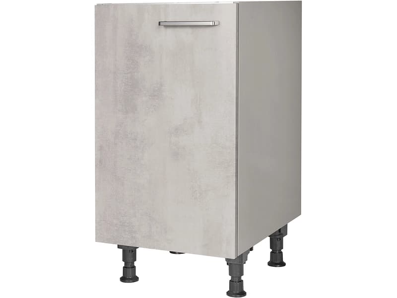 MODUSET Spülenunterschrank RIVA 45x58x87cm beton grau
