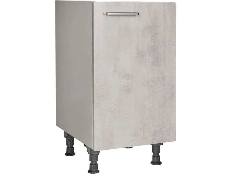 MODUSET Spülenunterschrank RIVA 45x58x87cm beton grau