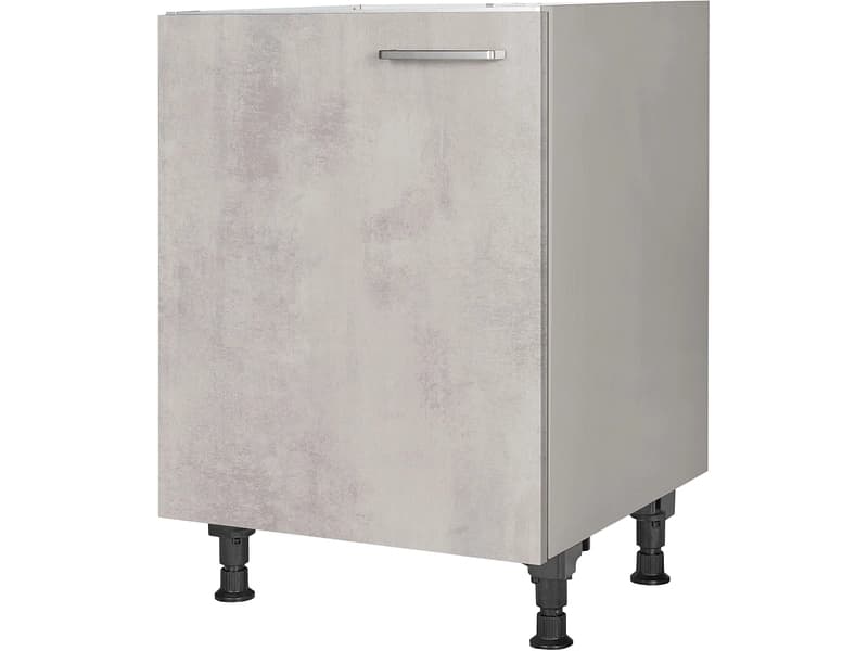 MODUSET Spülenunterschrank RIVA 60x58x87cm beton grau