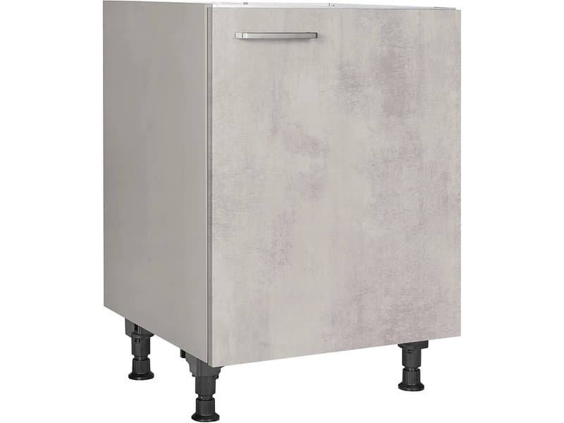 MODUSET Spülenunterschrank RIVA 60x58x87cm beton grau