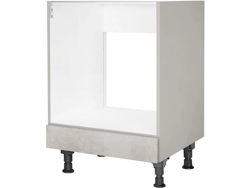 MODUSET Backofenunterschrank RIVA 60x58x87cm beton grau