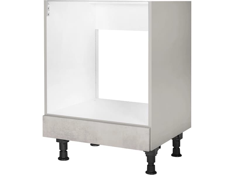 MODUSET Backofenunterschrank RIVA 60x58x87cm beton grau