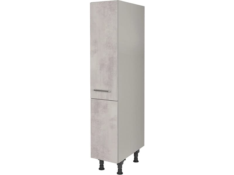 MODUSET Halbhoher Küchenhochschrank RIVA 30x58x166cm beton grau