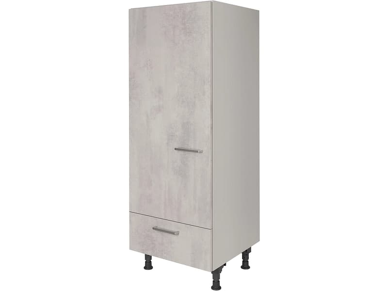 MODUSET Kühlschrank-Hochschrank RIVA 60x58x166cm beton grau
