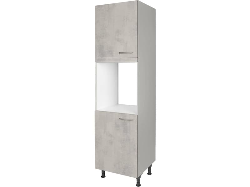 MODUSET Backofen-Hochschrank RIVA 60x58x217cm beton grau