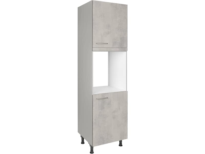 MODUSET Backofen-Hochschrank RIVA 60x58x217cm beton grau