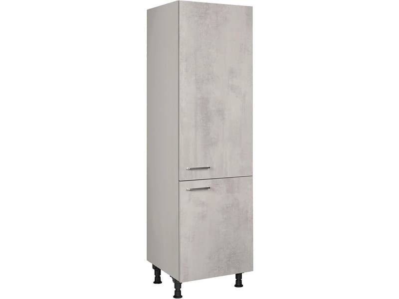 MODUSET Kühlschrank-Hochschrank RIVA 60x58x217cm beton grau