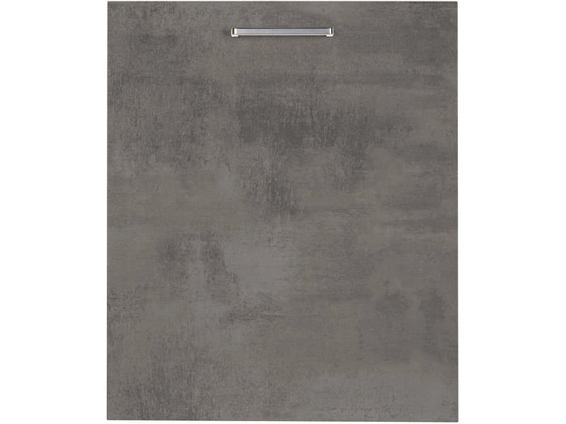 MODUSET Geschirrspülerfront RIVA 60x58x87cm beton schiefergrau