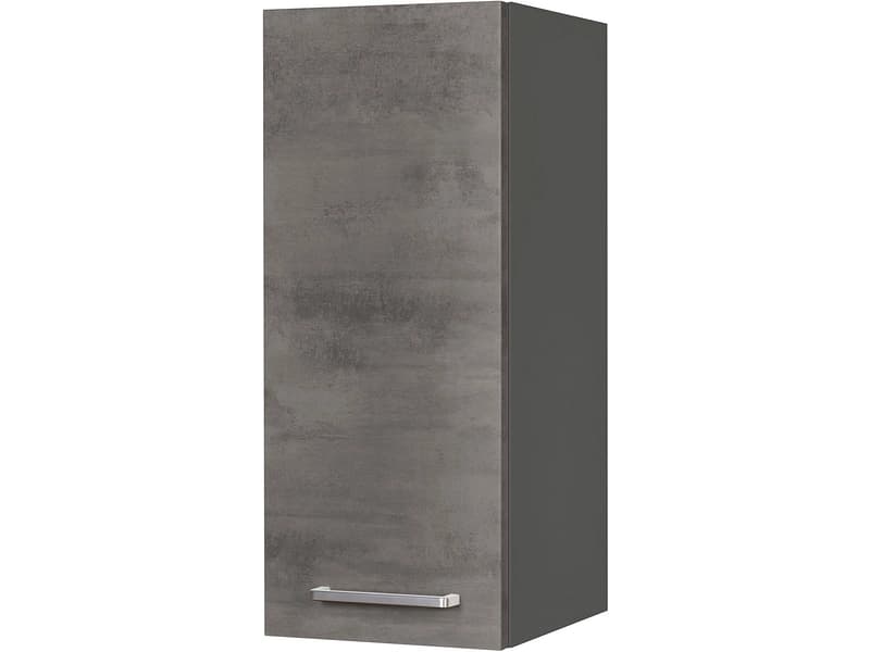 MODUSET Küchenoberschrank RIVA 30x37x72cm beton schiefergrau