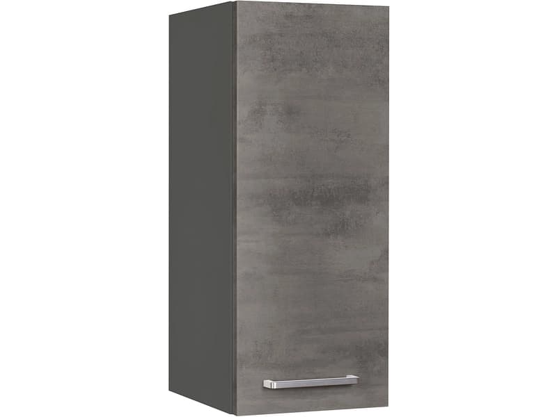 MODUSET Küchenoberschrank RIVA 30x37x72cm beton schiefergrau