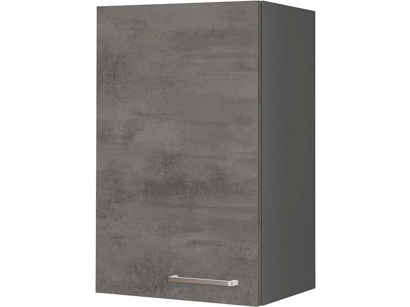 MODUSET Küchenoberschrank RIVA 45x37x72cm beton schiefergrau