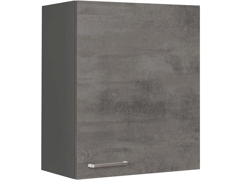 MODUSET Küchenoberschrank RIVA 60x37x72cm beton schiefergrau