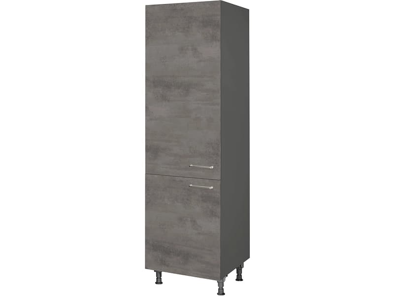 MODUSET Küchenhochschrank RIVA 60x58x217cm beton schiefergrau