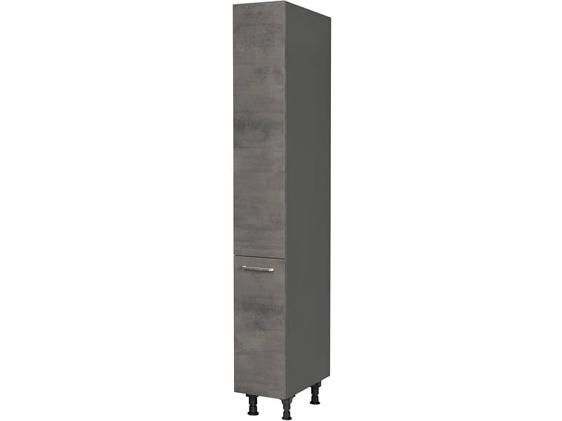 MODUSET Küchenhochschrank RIVA 30x58x217cm beton schiefergrau