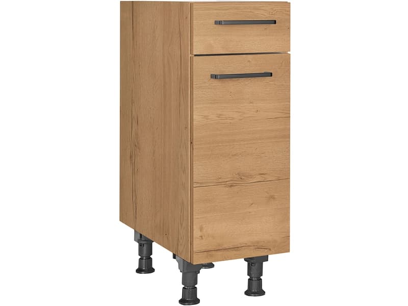 MODUSET Küchenunterschrank STRUCTURA 30x58x87cm sierra eiche