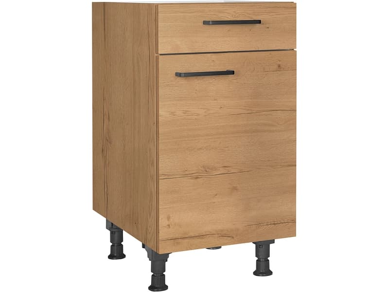 MODUSET Küchenunterschrank STRUCTURA 45x58x87cm sierra eiche
