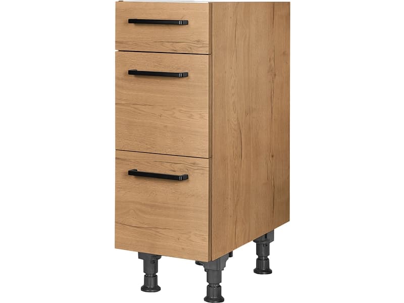 MODUSET Küchenunterschrank STRUCTURA 30x58x87cm sierra eiche
