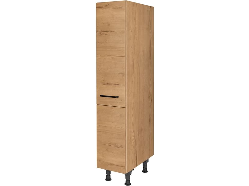 MODUSET Halbhoher Küchenhochschrank STRUCTURA 30x58x166cm sierra eiche