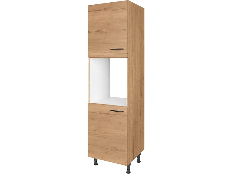 MODUSET Backofen-Hochschrank STRUCTURA 60x58x217cm sierra eiche