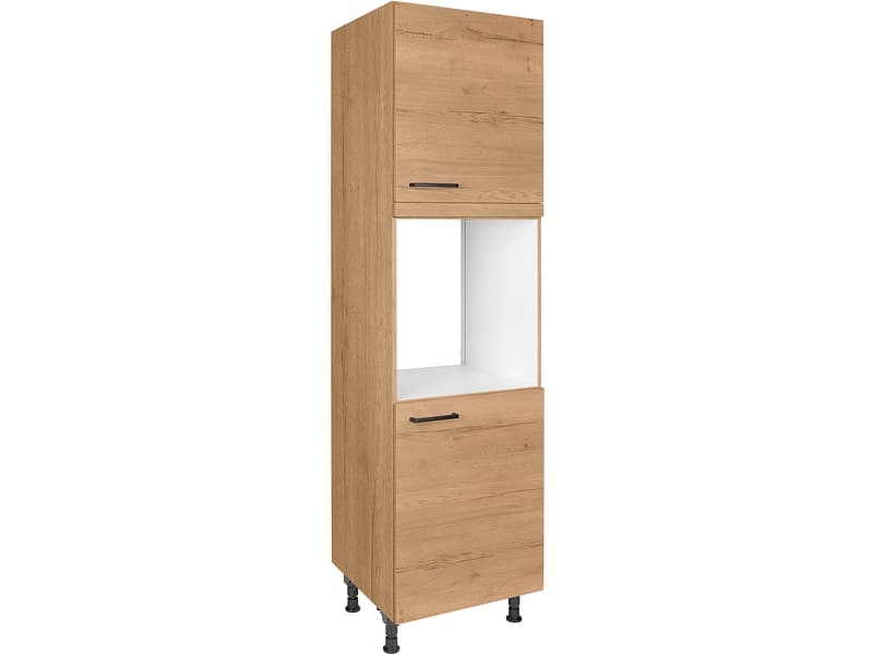 MODUSET Backofen-Hochschrank STRUCTURA 60x58x217cm sierra eiche