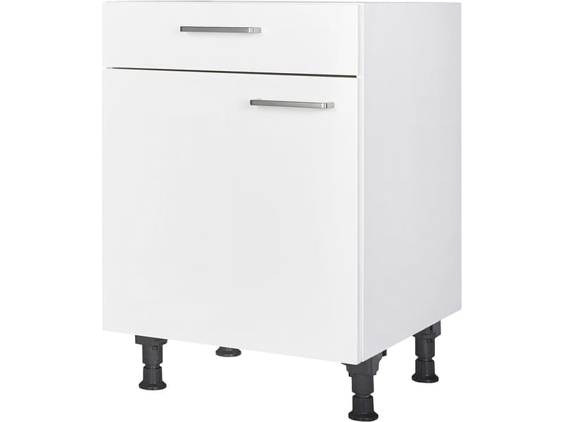 MODUSET Küchenunterschrank TOUCH 60x58x87cm alpinweiß