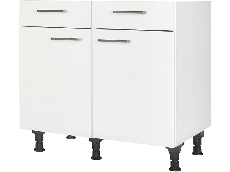 MODUSET Küchenunterschrank TOUCH 90x58x87cm alpinweiß
