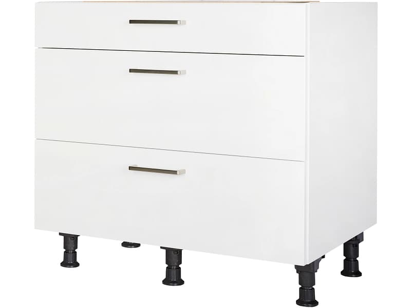 MODUSET Küchenunterschrank TOUCH 90x58x87cm alpinweiß