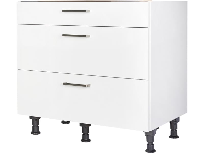MODUSET Küchenunterschrank TOUCH 90x58x87cm alpinweiß