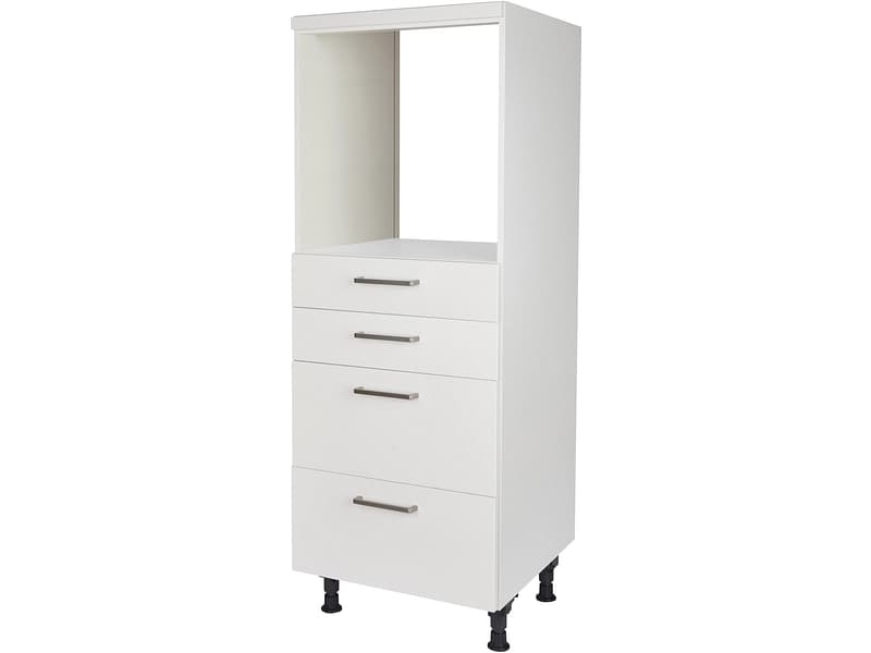 MODUSET Halbhoher Backofenschrank TOUCH 60x58x166cm alpinweiß