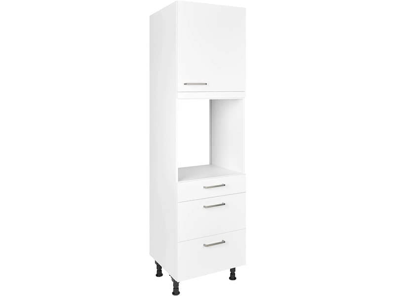 MODUSET Backofen-Hochschrank TOUCH 60x58x217cm alpinweiß