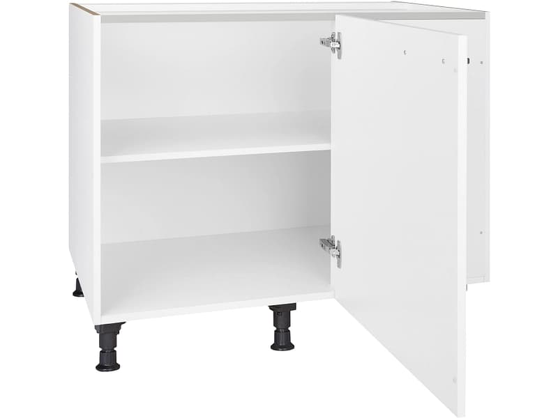 MODUSET Küchen-Eckunterschrank TOUCH 100x65x87cm alpinweiß