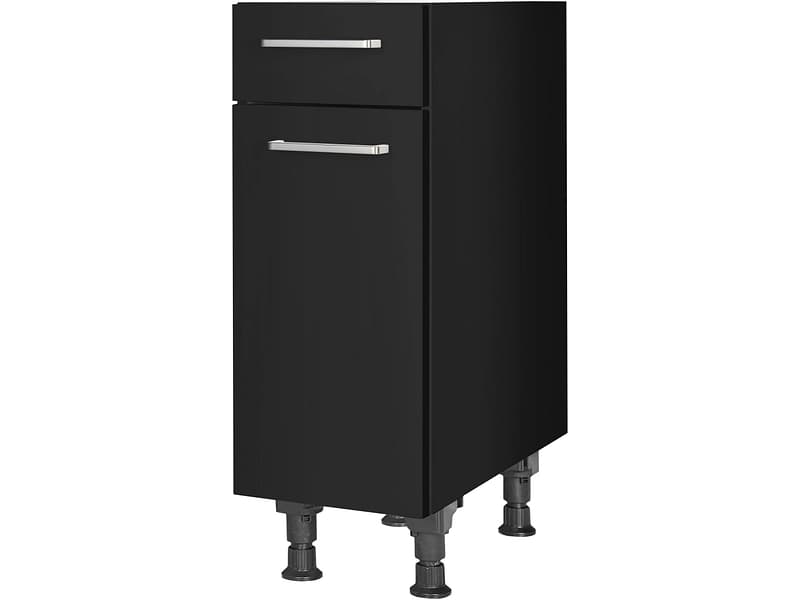 MODUSET Küchenunterschrank TOUCH 30x58x87cm schwarz