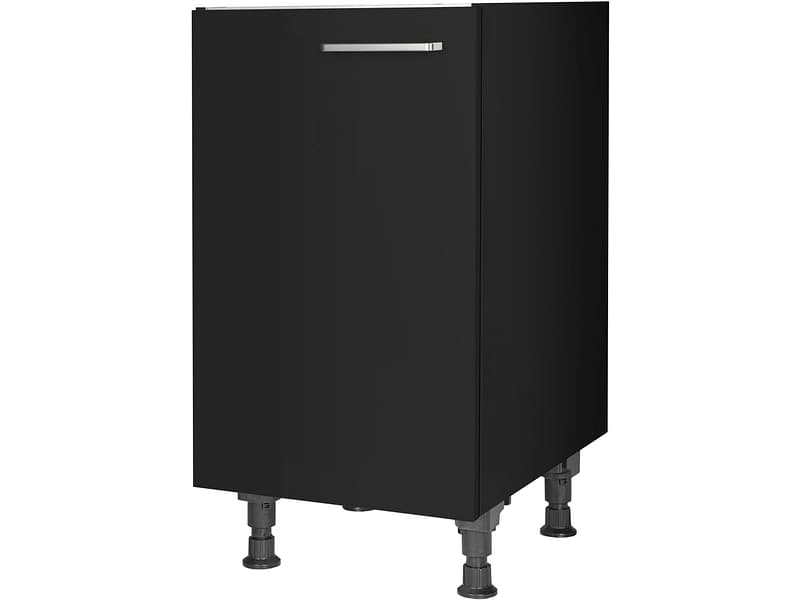 MODUSET Spülenunterschrank TOUCH 45x58x87cm schwarz