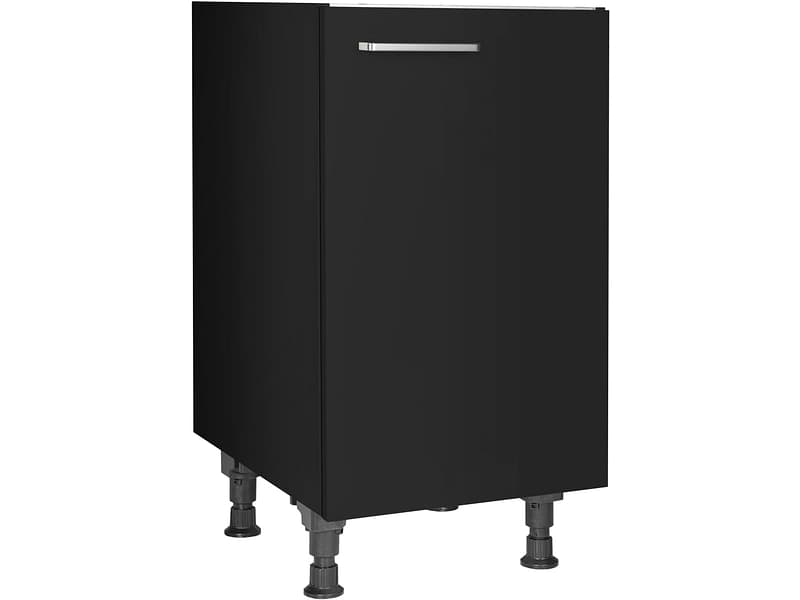 MODUSET Spülenunterschrank TOUCH 45x58x87cm schwarz