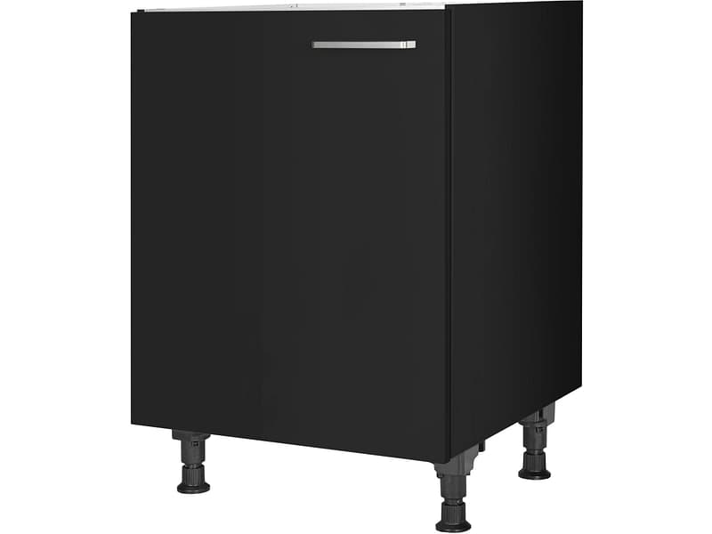 MODUSET Spülenunterschrank TOUCH 60x58x87cm schwarz