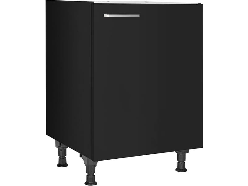 MODUSET Spülenunterschrank TOUCH 60x58x87cm schwarz