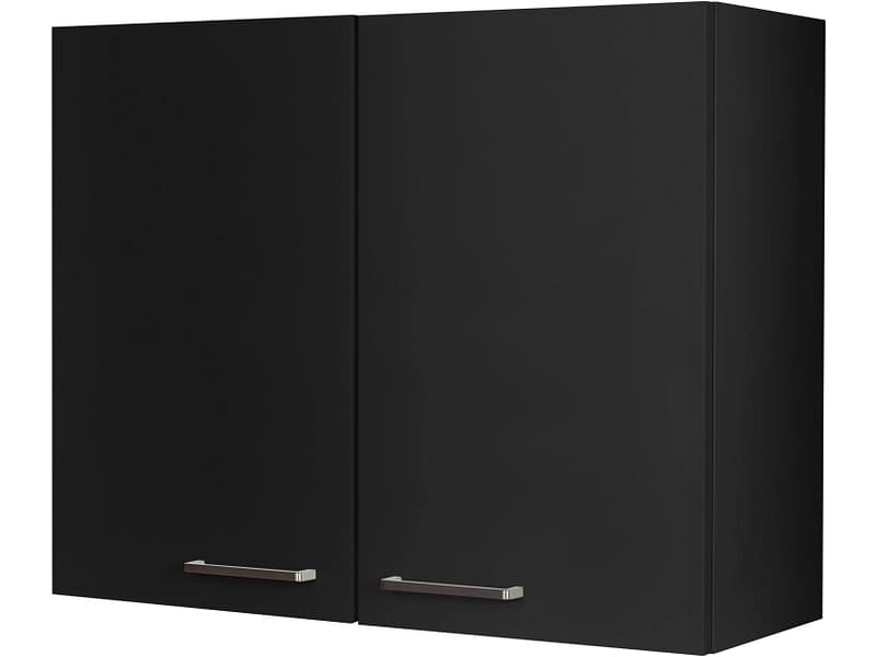 MODUSET Küchenoberschrank TOUCH 90x37x72cm schwarz